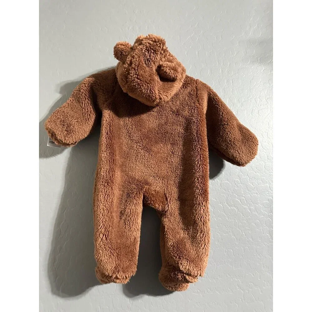 Carter’s Teddy Bear Cozy Bodysuit Size 3M NWT